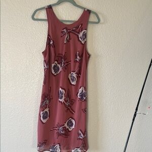Wild Fable Floral Dress - Mauve and Purple Large Excellent Condition